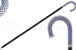 Il Marchesato Luxury Walking stick Encrusted with hundreds Sapphire Crystals Clearance
