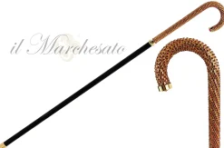 Il Marchesato Luxury Walking stick Encrusted with hundreds Red Crystals Discount