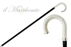 Il Marchesato Luxury Walking stick for Man with thousands of white crystals Clearance