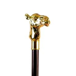Il Marchesato Luxury Walking Stick with Gold-Plated Camel Handle Best