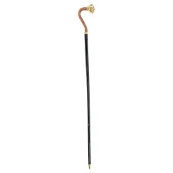 Il Marchesato Luxury walking stick with Siam crystal and wolf Online