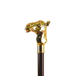 Il Marchesato Luxury Walking Stick with Gold-Plated Camel Handle Best