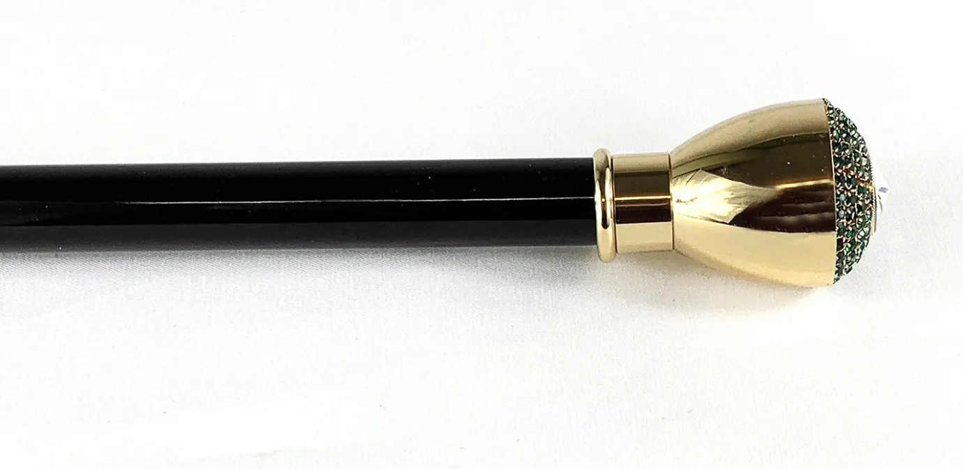 Il Marchesato Luxury Walkingstick - Swarovski Crystal Encrusted Knob Best