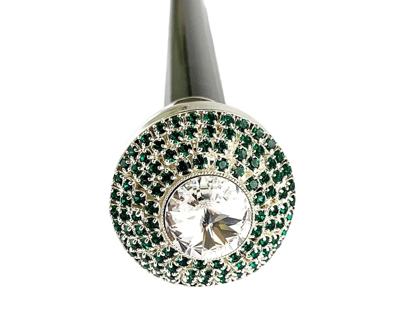 Il Marchesato Luxury Walkingstick - Swarovski Crystal Stone Best