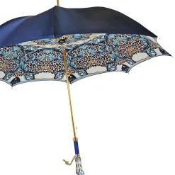 Il Marchesato Majestic blue umbrella with turquoise crystals Hot