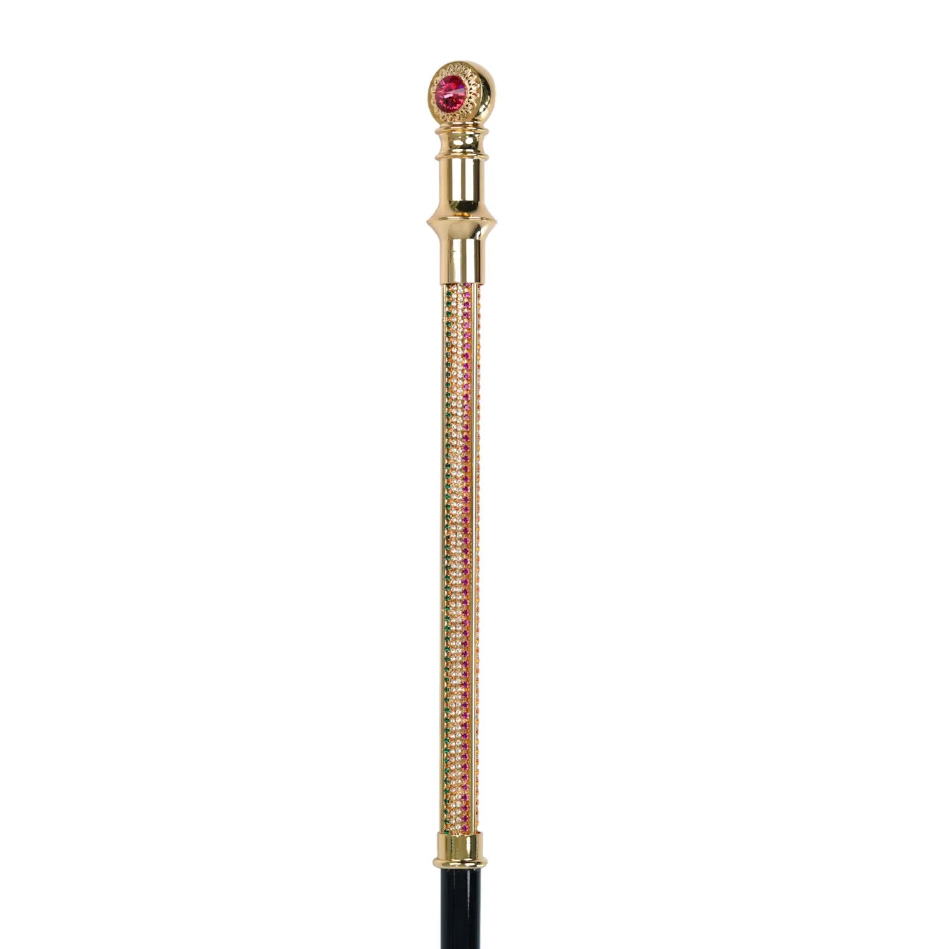 Il Marchesato Majestic cane 24K goldplated with crystals - Limited collection Outlet