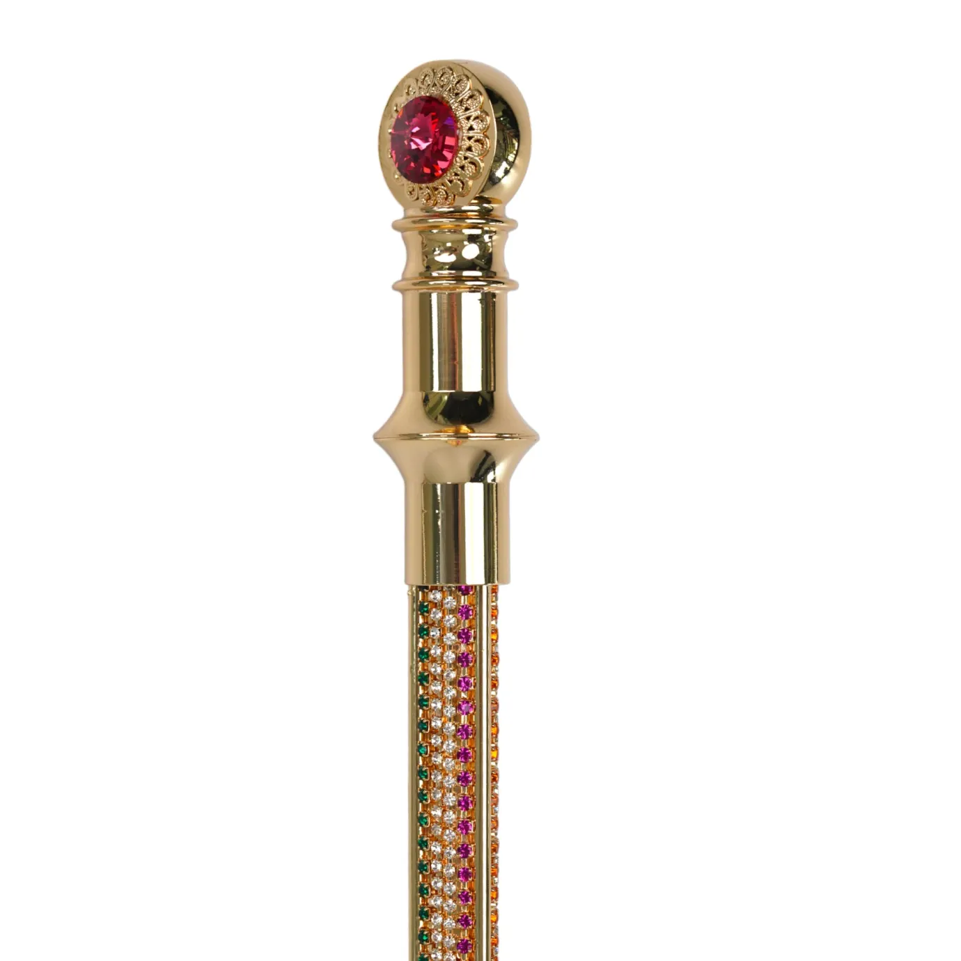 Il Marchesato Majestic cane 24K goldplated with crystals - Limited collection Outlet