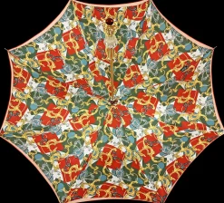 Il Marchesato Marvellous Red umbrella with jewel handle Sale