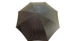 Il Marchesato Men's Stripe Umbrella - Hound Head Handle New