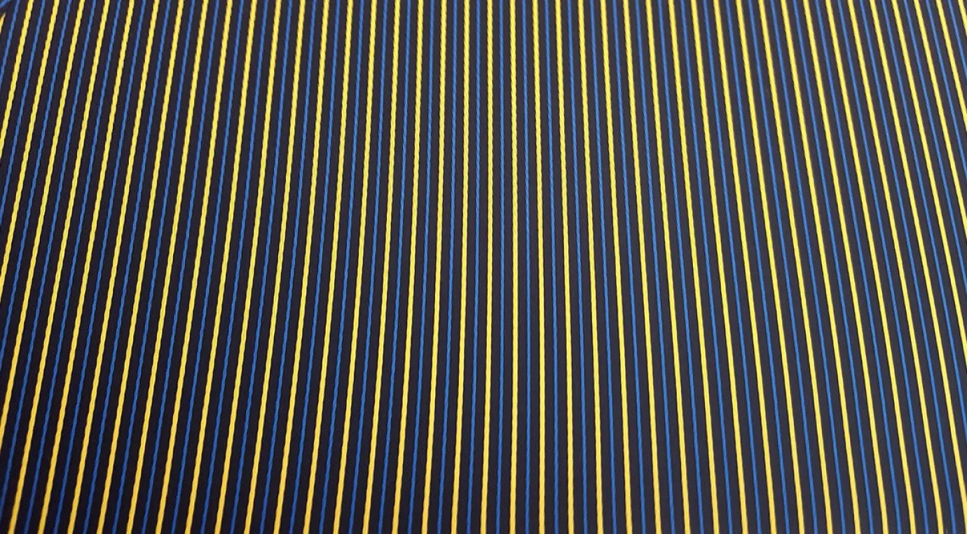 Il Marchesato Men's Stripe Umbrella - Hound Head Handle New