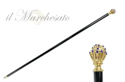 Il Marchesato Milord knob with Majestic blue crystals Sale