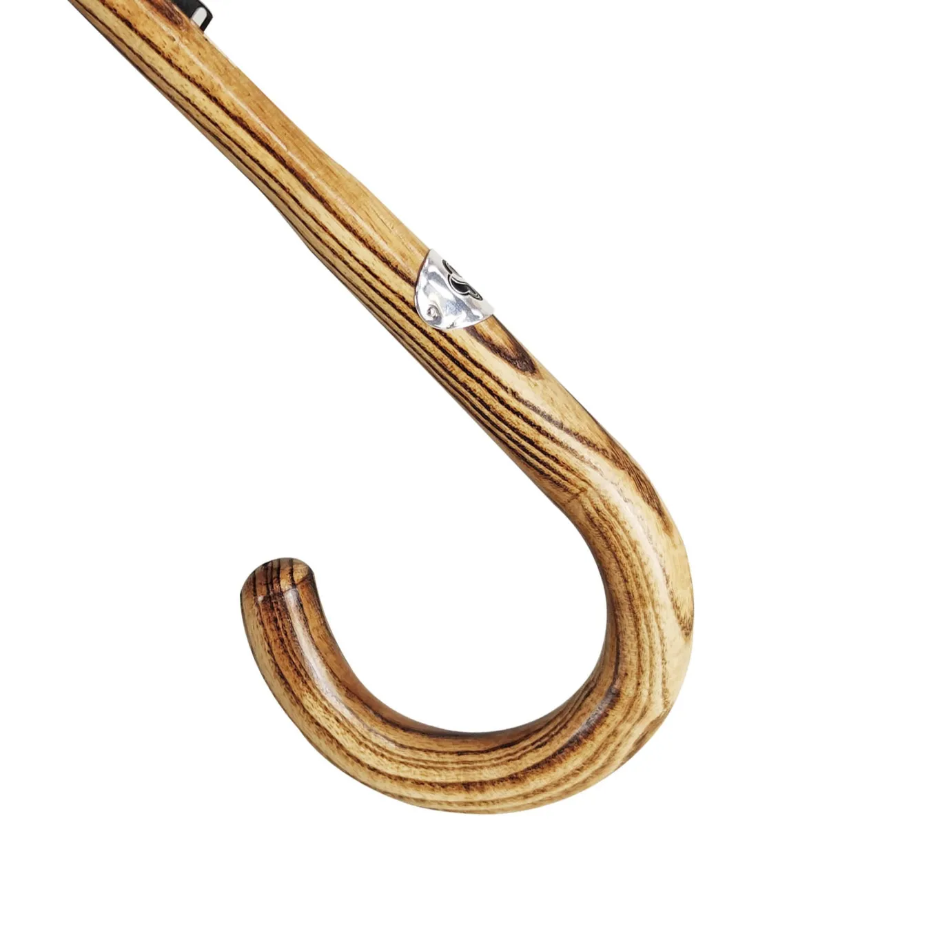 Il Marchesato Multicolour Striped Umbrella - Natural beech Wood-Handle Discount