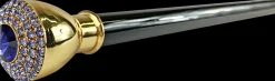 Il Marchesato Mylord walking stick embellished with Tanzanite crystals Best