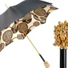 Il Marchesato Mythical Elegance: Umbrella with Golden Medusa Accent Best