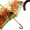 Il Marchesato New Floral Umbrella Pattern With Leather Handle Sale