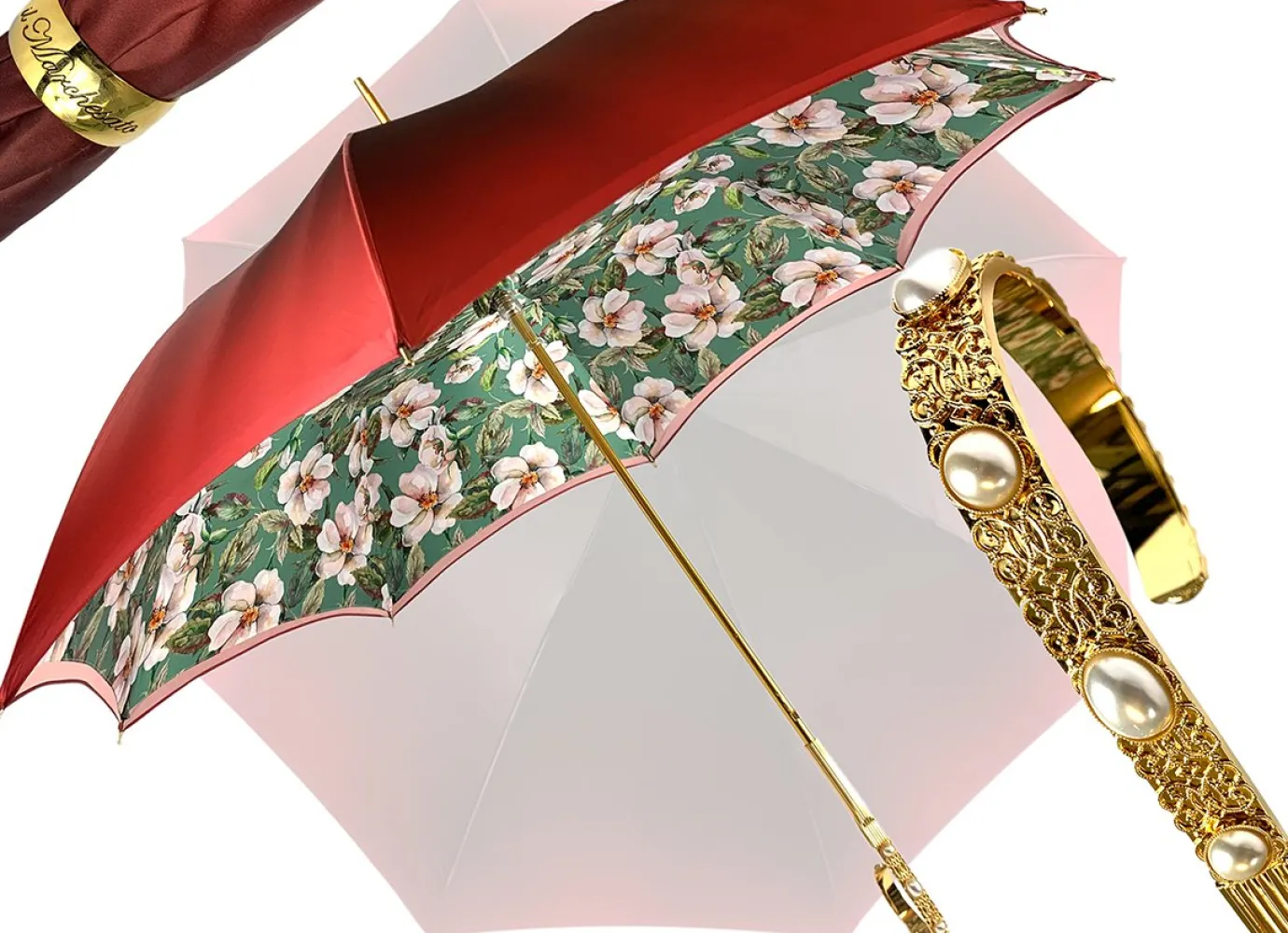 Il Marchesato Nice And Elegant Flowered Umbrella Fashion