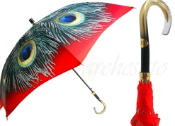 Il Marchesato Nice Umbrella With A Lovely Peacock Design Outlet