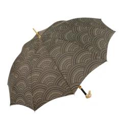 Il Marchesato Noble Hound: Decorated Umbrella with Gold-Plated Greyhound Handle New