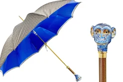 Il Marchesato Original Monkey enameled handle - Handmade umbrella Clearance