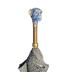 Il Marchesato Original Monkey enameled handle - Handmade umbrella Clearance