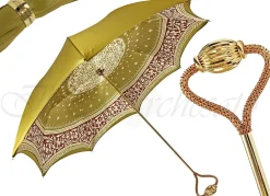 Il Marchesato Original Umbrella with Heart handle and red Crystals Sale