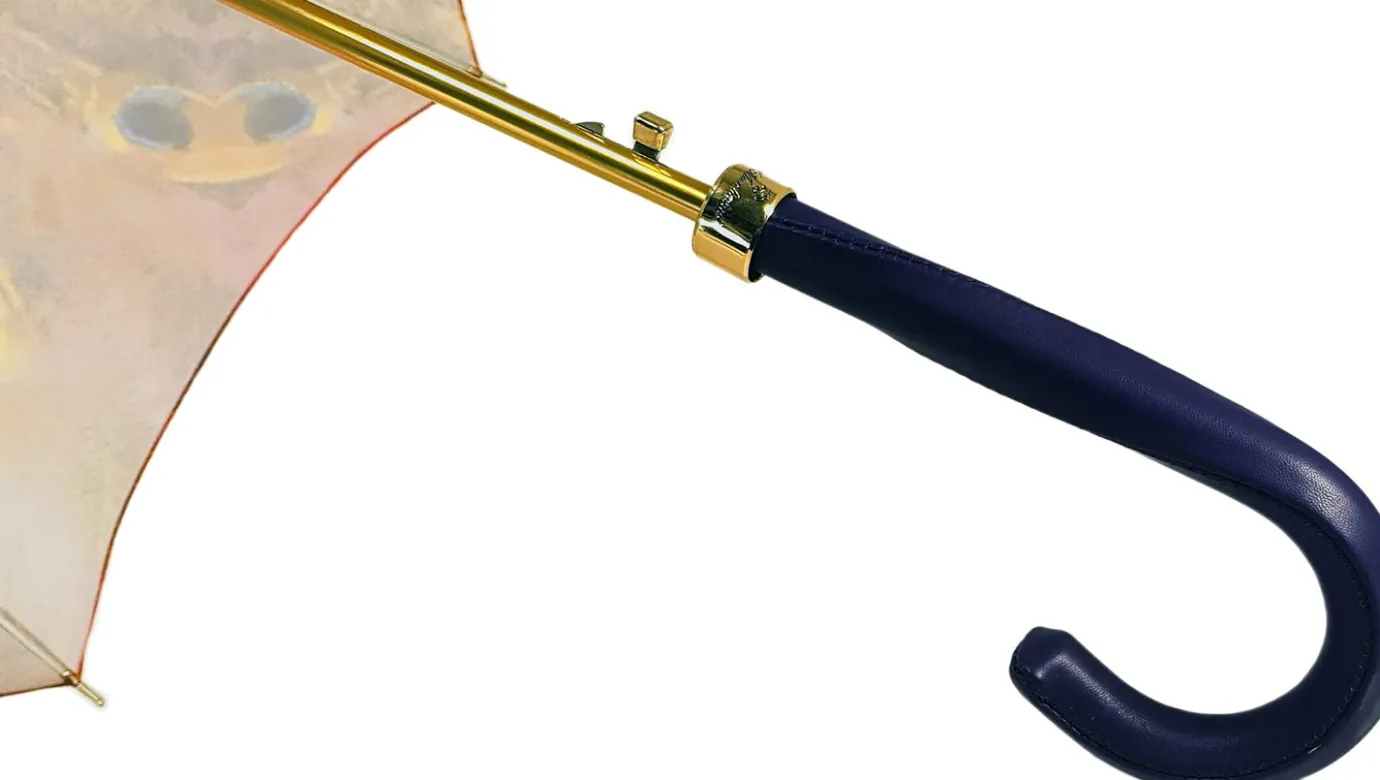 Il Marchesato Peacock Painted Umbrella Clearance