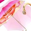 Il Marchesato Pink Umbrella With Rose Design Best