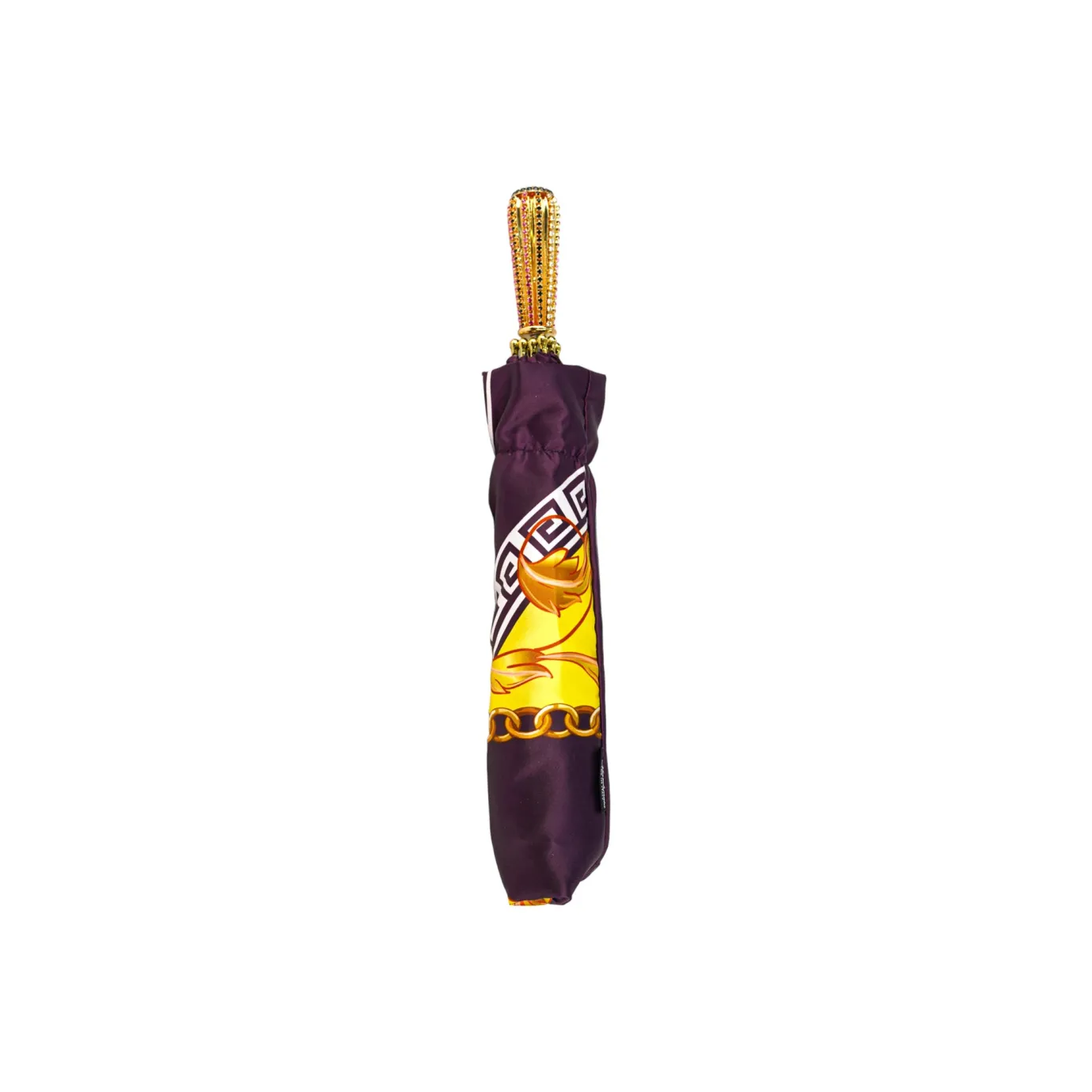 Il Marchesato Plum Majesty: Exclusive Umbrella in Plum Color with Ornamental Design Sale