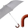 Il Marchesato Polka Dots Jacquard: Foldable Umbrella with Bamboo Clearance