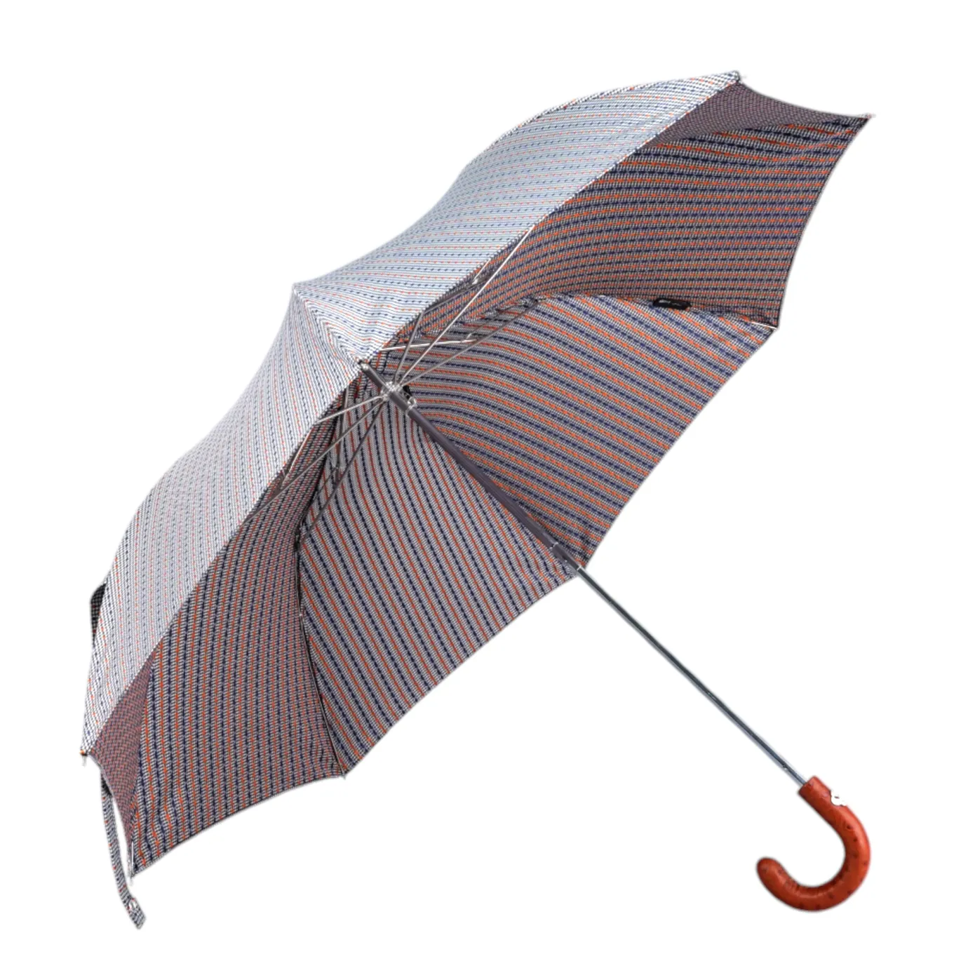 Il Marchesato Polka Dots Jacquard: Foldable Umbrella with Bamboo Clearance