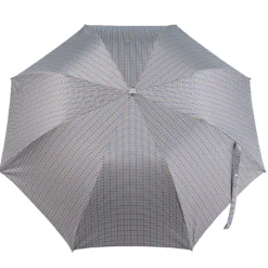 Il Marchesato Polka Dots Jacquard: Foldable Umbrella with Bamboo Clearance