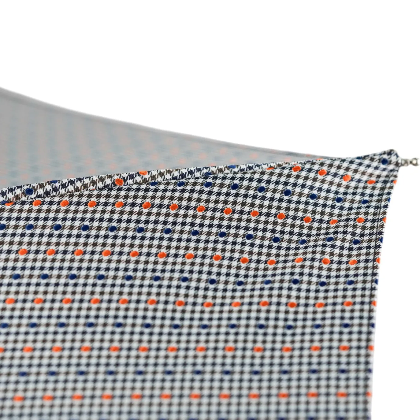 Il Marchesato Polka Dots Jacquard: Foldable Umbrella with Bamboo Clearance