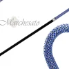 Il Marchesato Portentous Walking stick - Brilliant Sapphire Crystals On Silver Plate Outlet