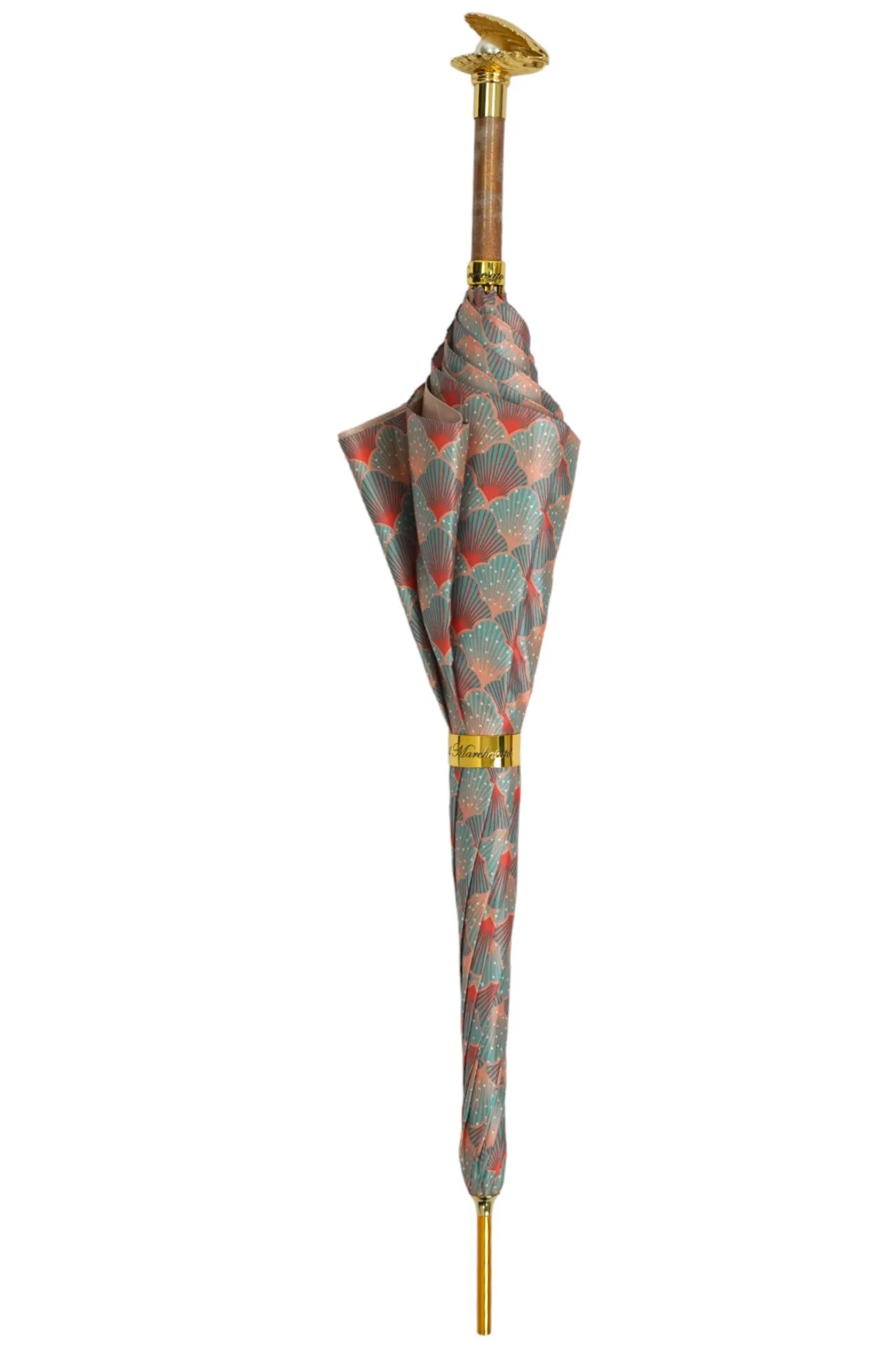Il Marchesato Premium Craft Umbrella with Gold-Plated Metal Shell Sale