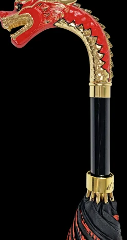 Il Marchesato Premium double canopy with Enameled Red Dragon New