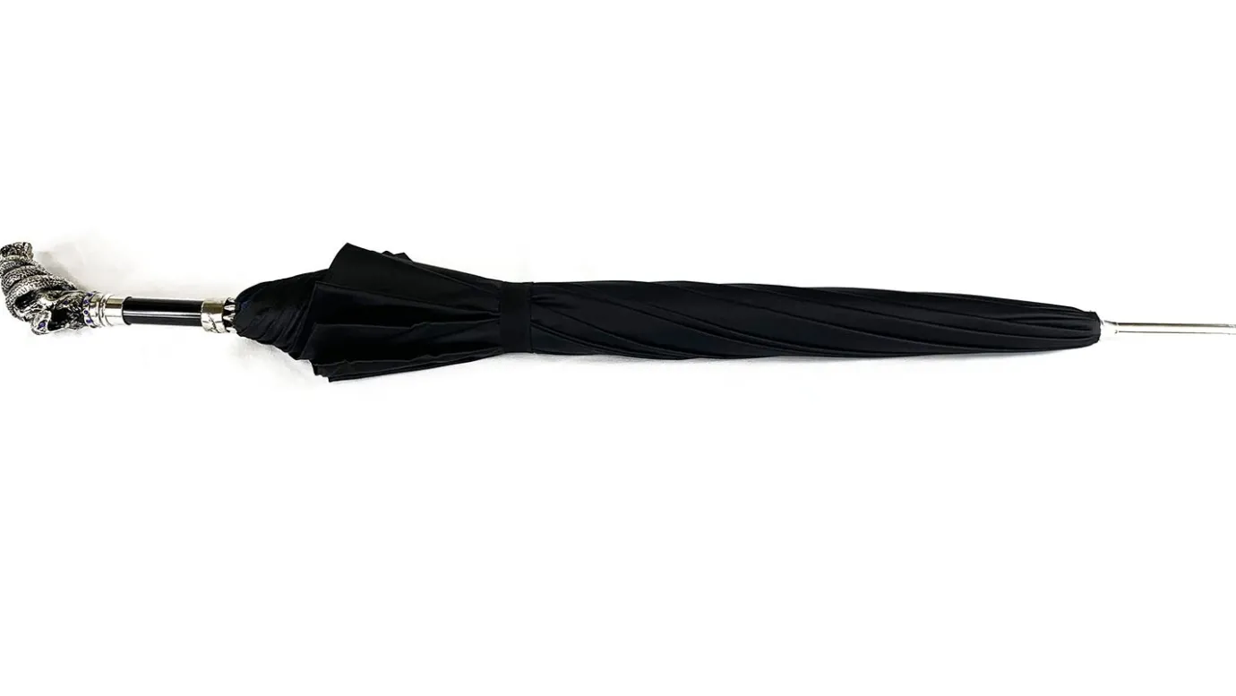 Il Marchesato Premium double canopy with Snake handle and crystals Fashion