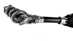 Il Marchesato Premium double canopy with Snake handle and crystals Fashion