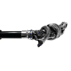 Il Marchesato Premium double canopy with Snake handle and crystals Fashion