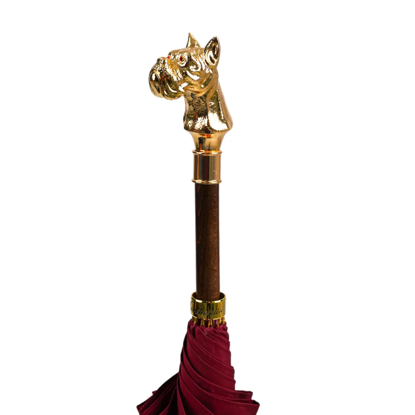 Il Marchesato Premium Men's Exclusive Luxury Umbrella with 24K dog handle Online