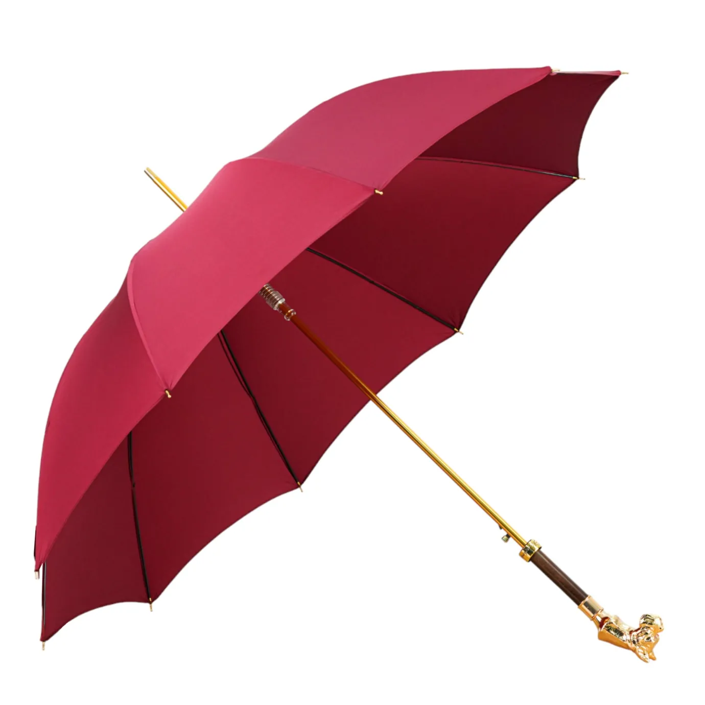 Il Marchesato Premium Men's Exclusive Luxury Umbrella with 24K dog handle Online