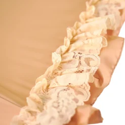 Il Marchesato Retro-style umbrella-parasol with ruffles and lace Discount