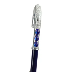 Il Marchesato Royal Blue Umbrella with Shimmering Crystal Accents for Luxurious Styl Best