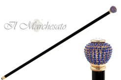 Il Marchesato Sapphire Crystal Walking Cane Best