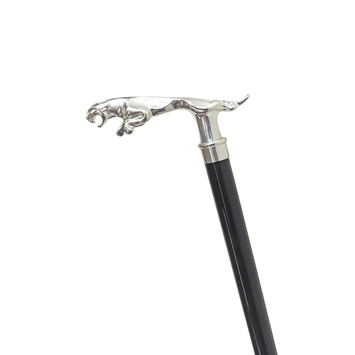 Il Marchesato 925Silver plated Jaguar Walking stick Clearance