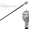 Il Marchesato 925Silver plated Lion Walking stick Fashion
