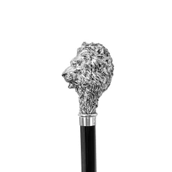 Il Marchesato 925Silver plated Lion Walking stick Fashion