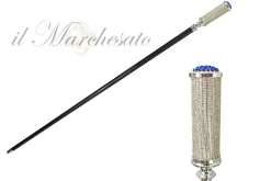 Il Marchesato 925Silver plated Mylord with white crystals Online