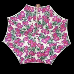 Il Marchesato Silvered Umbrella with Anemones and Fuchsia Crystals Sale