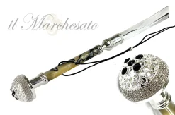Il Marchesato Silver-Plated Luxury Shoehorn with Brass Tongue Sale