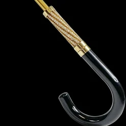 Il Marchesato Simple and Elegant Black Umbrella with Animalier design Best